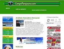 Tablet Screenshot of campopampeano.com